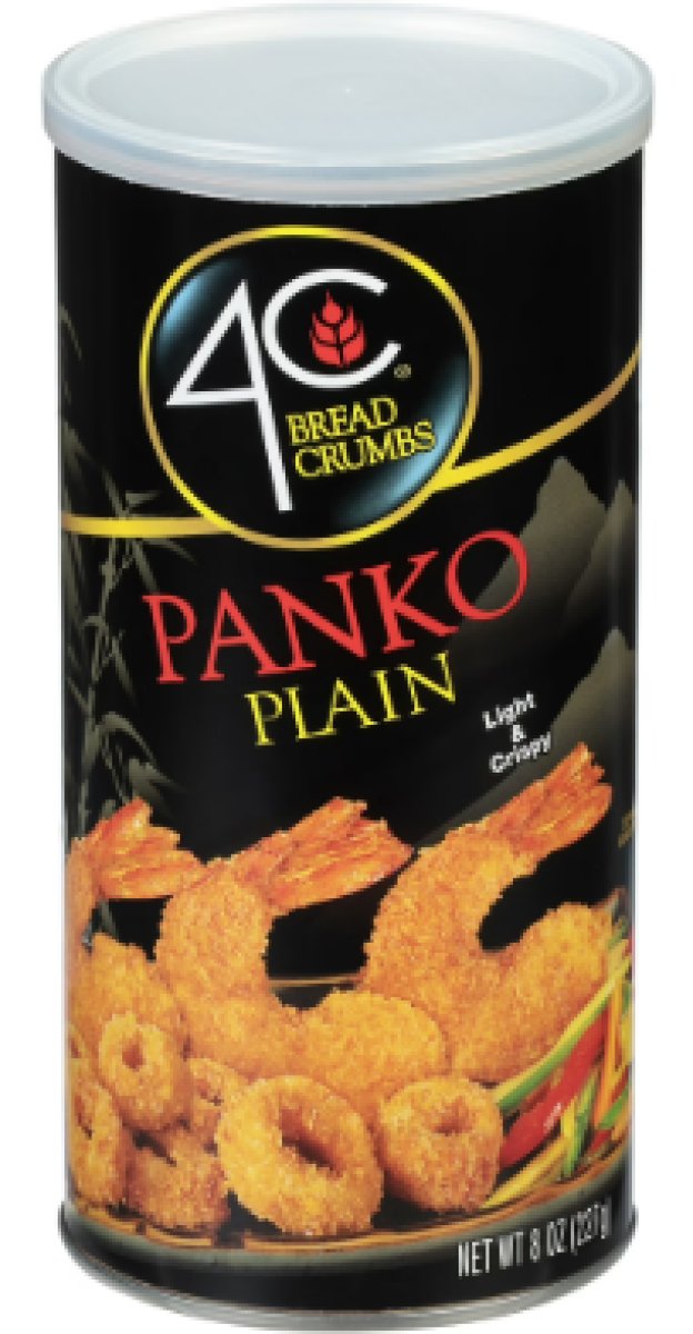 4 Panko Bread Crumbs Japanese Style, Natural, 8 Oz
