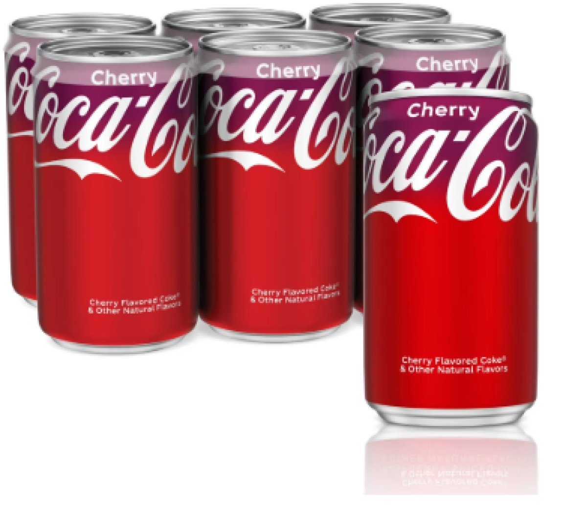 Coca-Cola Cherry Mini Soft Drink 7.5 fl oz, 6-Pack of Cans