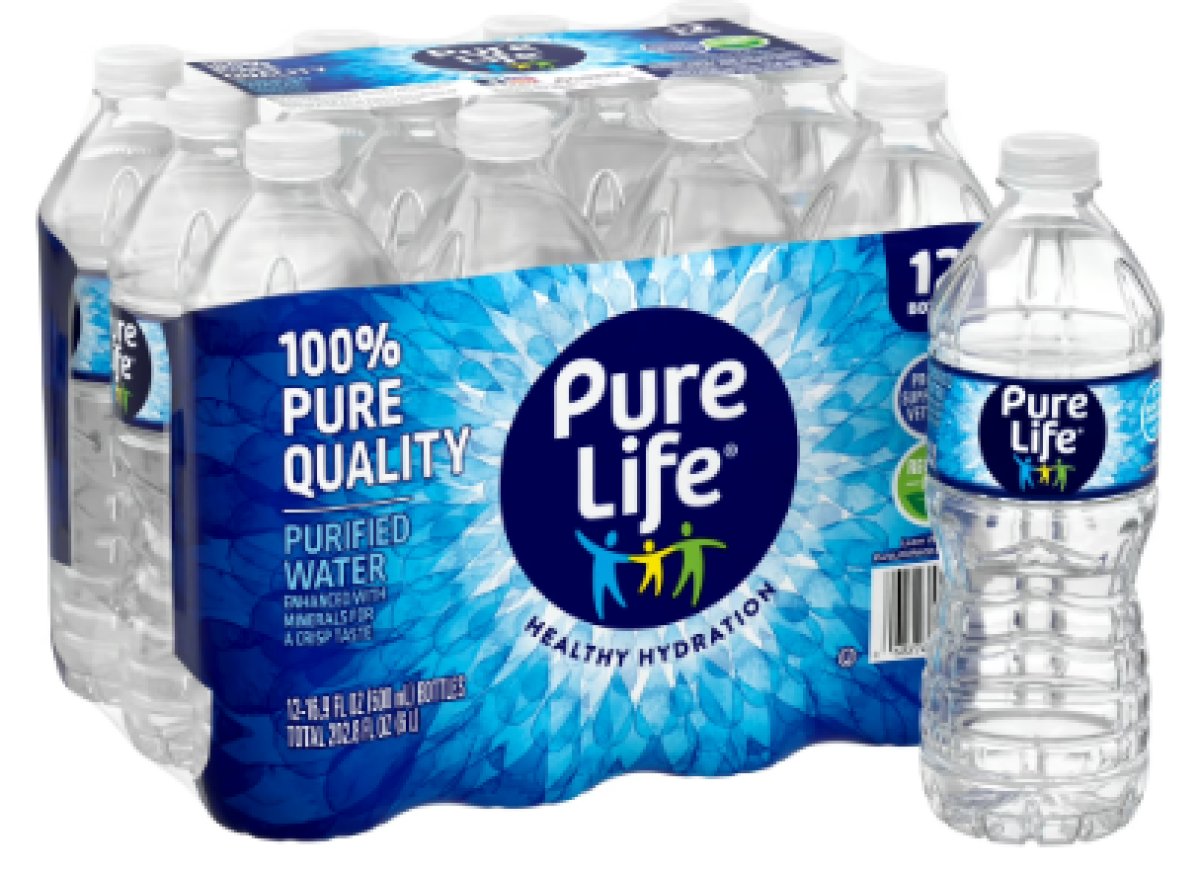 Pure Life Purified Water 16.9 fl oz, 12-Pack Plastic Bottles