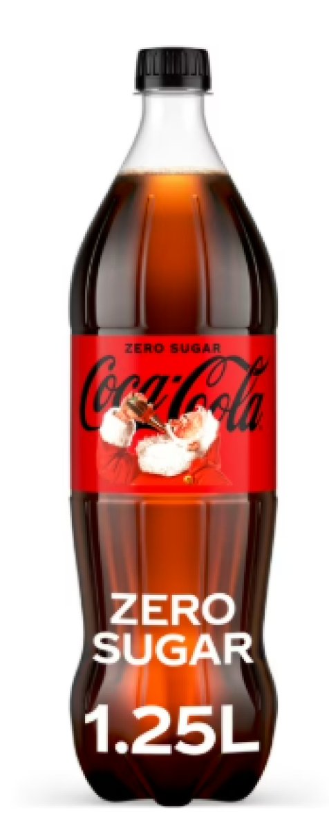 Coca-Cola Zero Sugar Soft Drink, 1.25 Liter Bottle