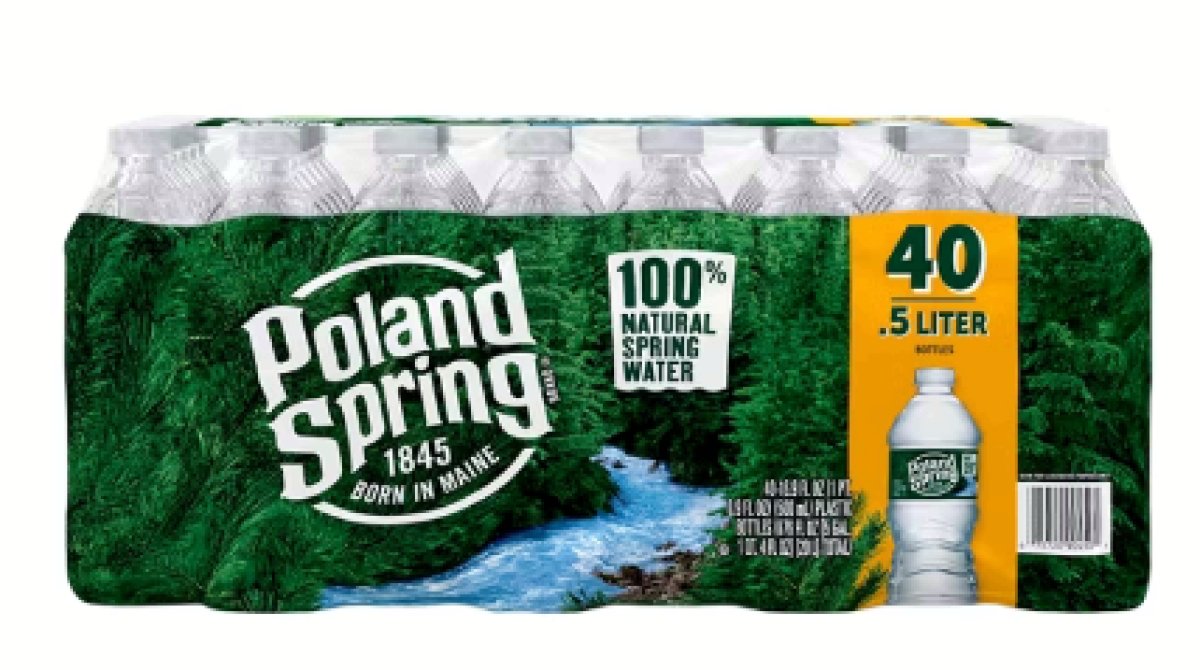 Poland Spring Natural Spring Water, 40 pk./16.9 oz.