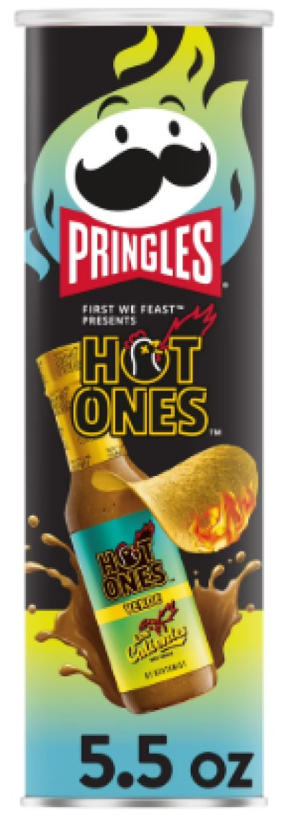 Pringles Hot One Ver Potato Chips, Spicy Snacks, 5.5 ozPringles Hot One Ver Potato Chips, Spicy Snacks, 5.5 oz