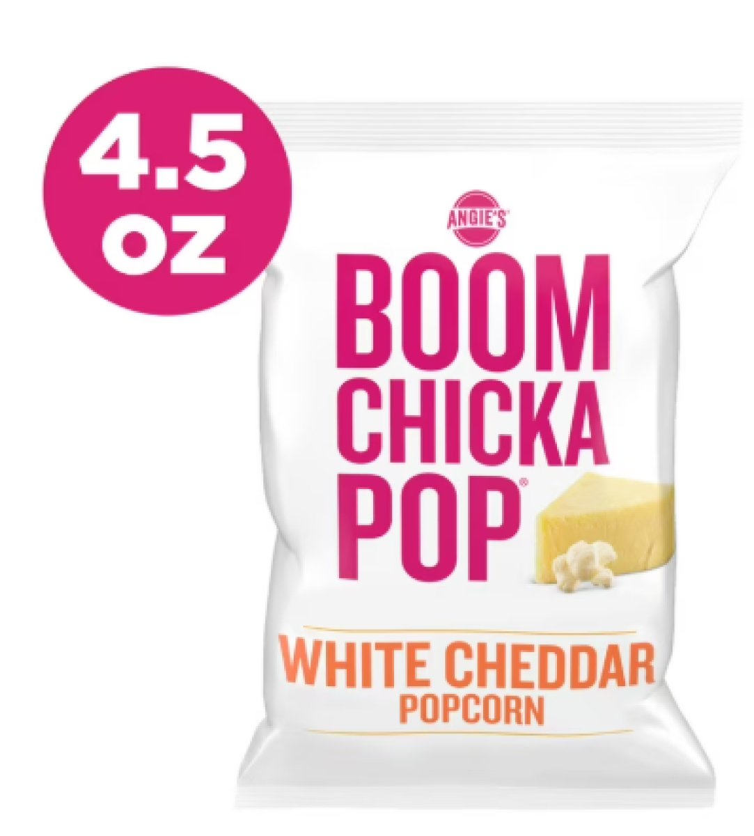 Angie's BOOMCHICKAPOP White Cheddar Popcorn 4.5 oz.