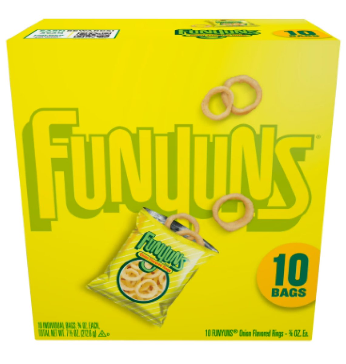 Funyuns Onion Ring Flavored Snack Chips 10-Pack