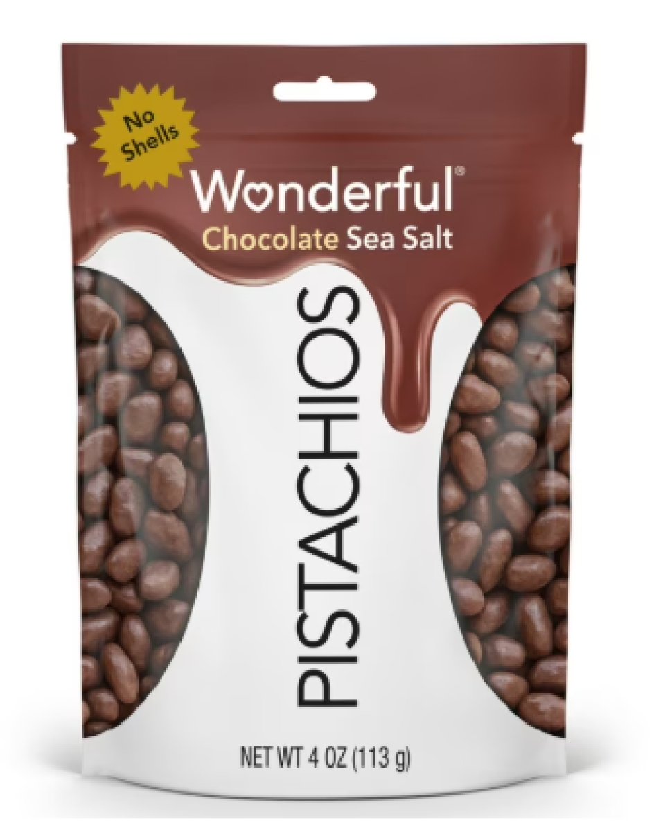 Wonderful Pistachios Chocolate Sea Salt 4 oz Resealable Bag