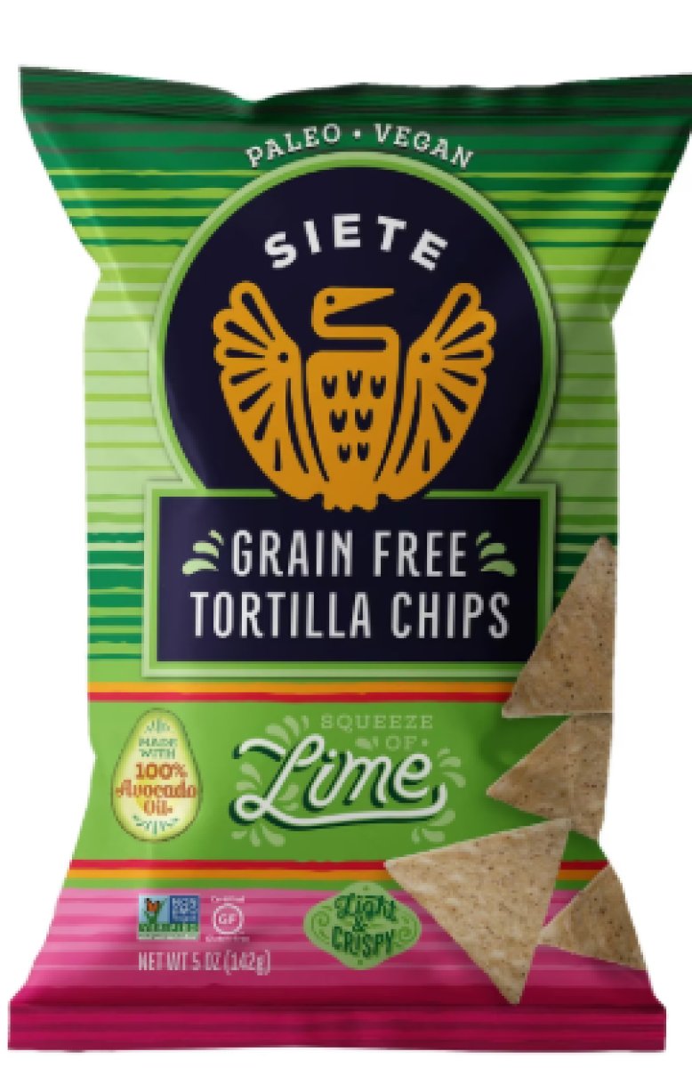 Seven Family Foods Tortilla Chips, a Touch of Lime, 5 oz Bag