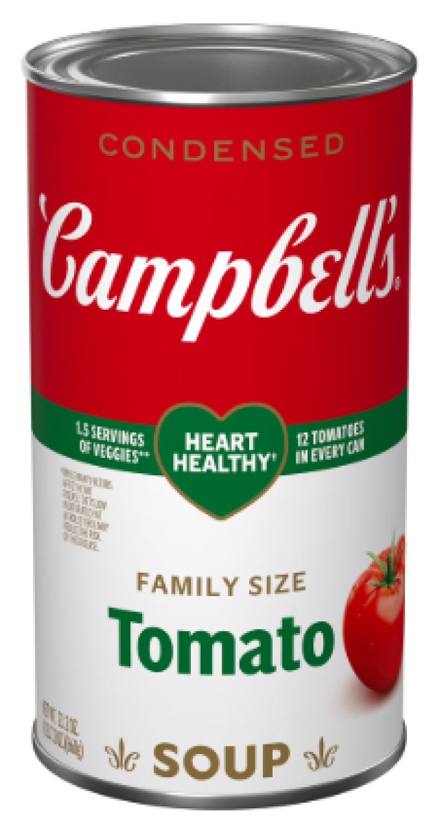 Campbell's Condensed Heart Healthy Tomato Soup 23.2 oz Family Can