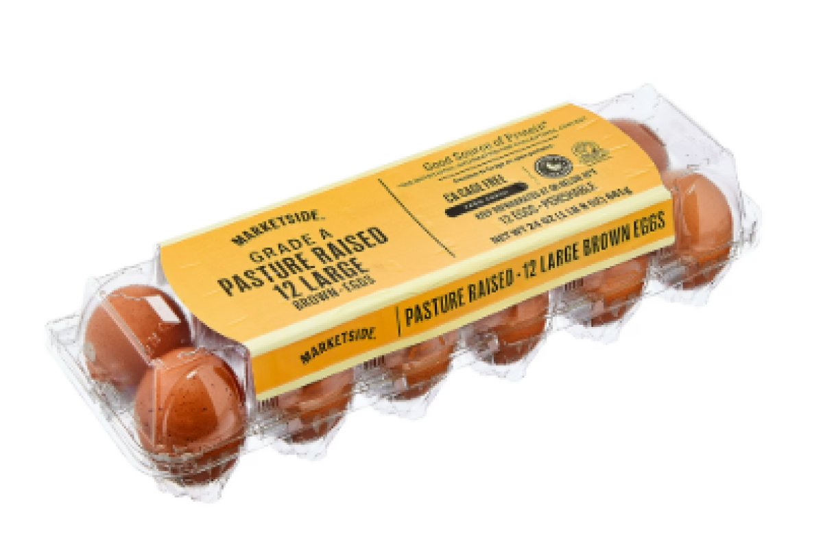Marketside Large Quality Pasture Raised Brown Eggs, 12 Count