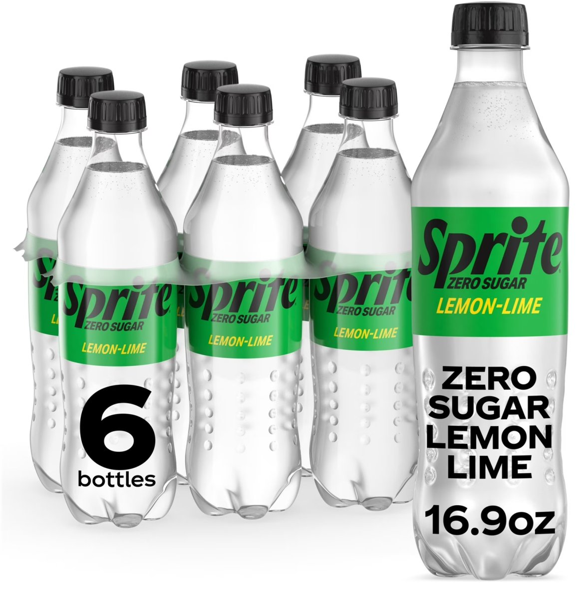 Sprite Zero Sugar Lemon Lime Soda, 16.9 fl oz, 6-Pack