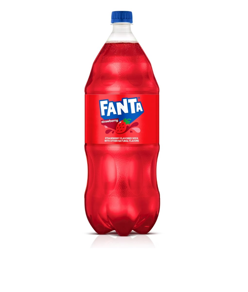 Fanta Strawberry Soda, 2 Liter Bottle