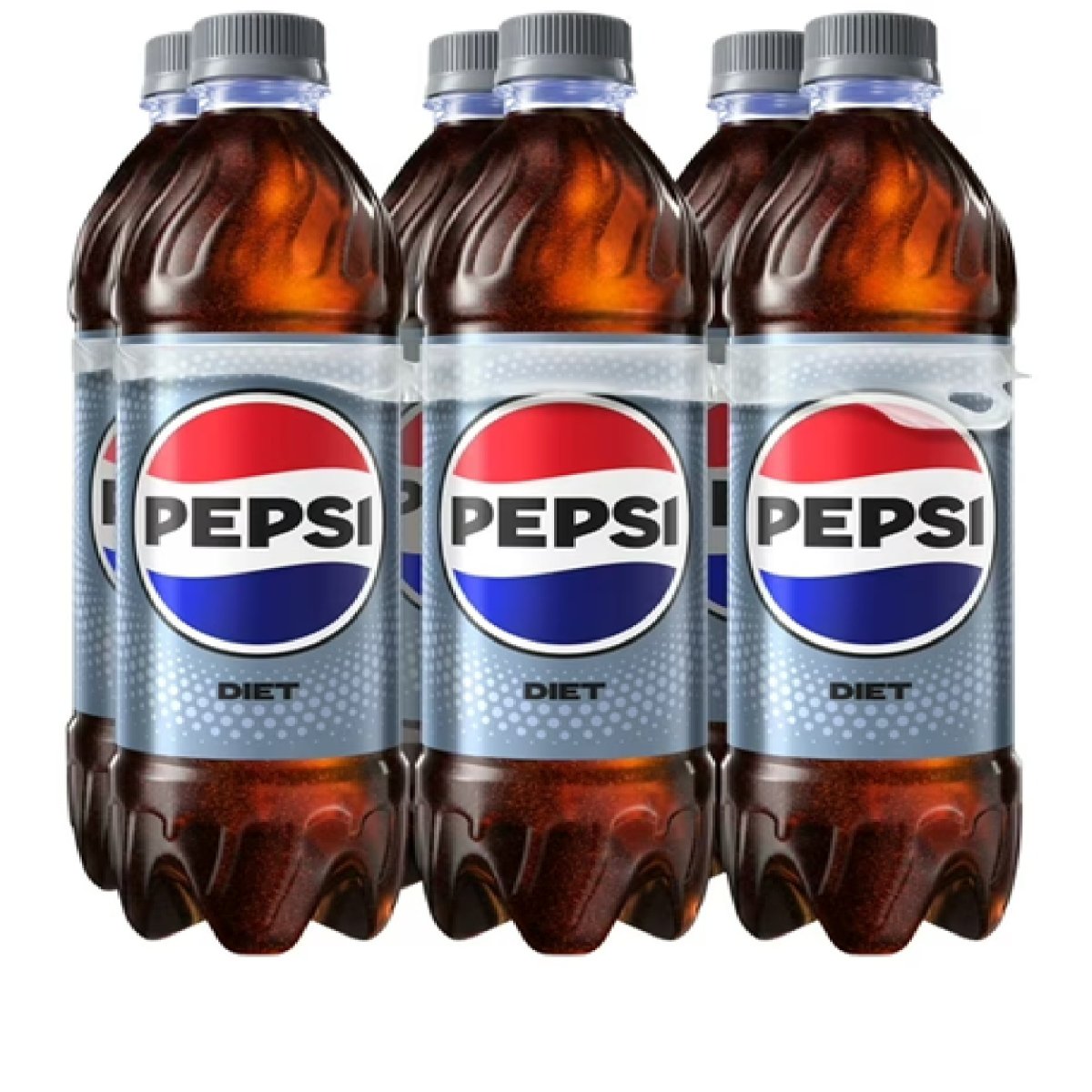 Diet Pepsi Cola Soda Pop, 16.9 fl oz, 6-Pack