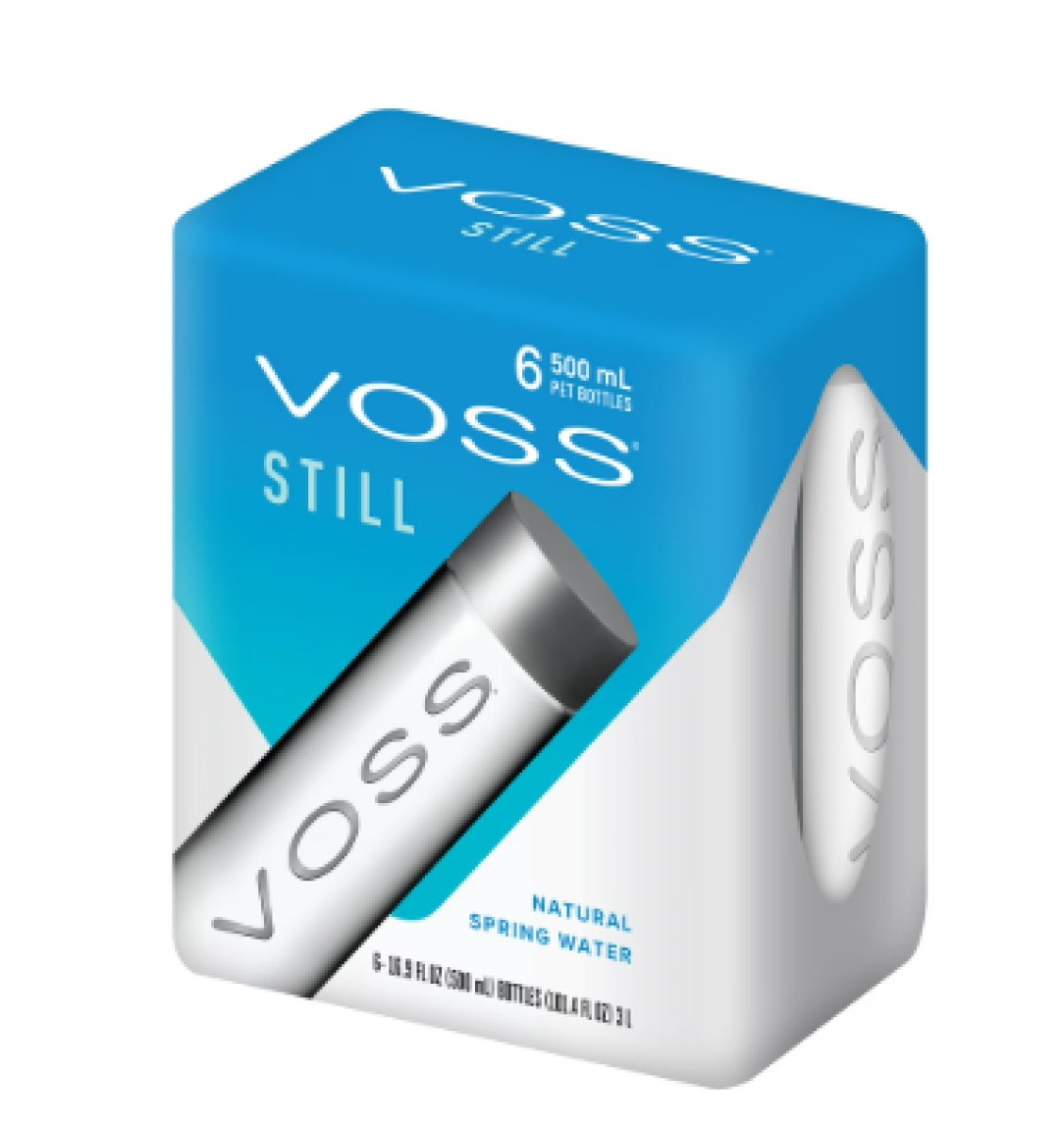 VOSS Still Water 500 mL / 16.9 oz Pet 6 Pack