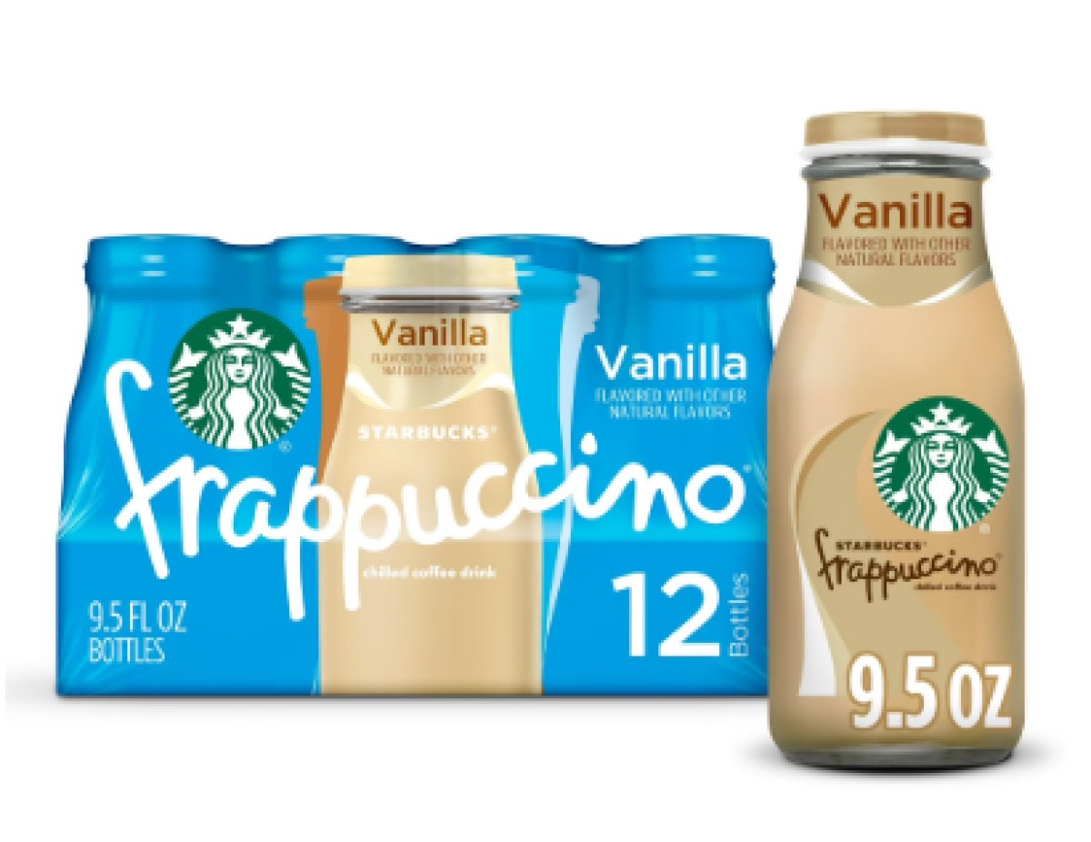 Starbucks Frappuccino Vanilla Iced Coffee Drink, 9.5 fl oz, 12-Pack