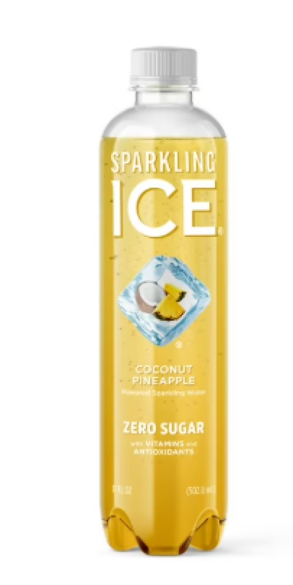 Sparkling ICE Pineapple and Coconut Sparkling Water, 17 fl oz Plastic Bottle, Allergens Not Included