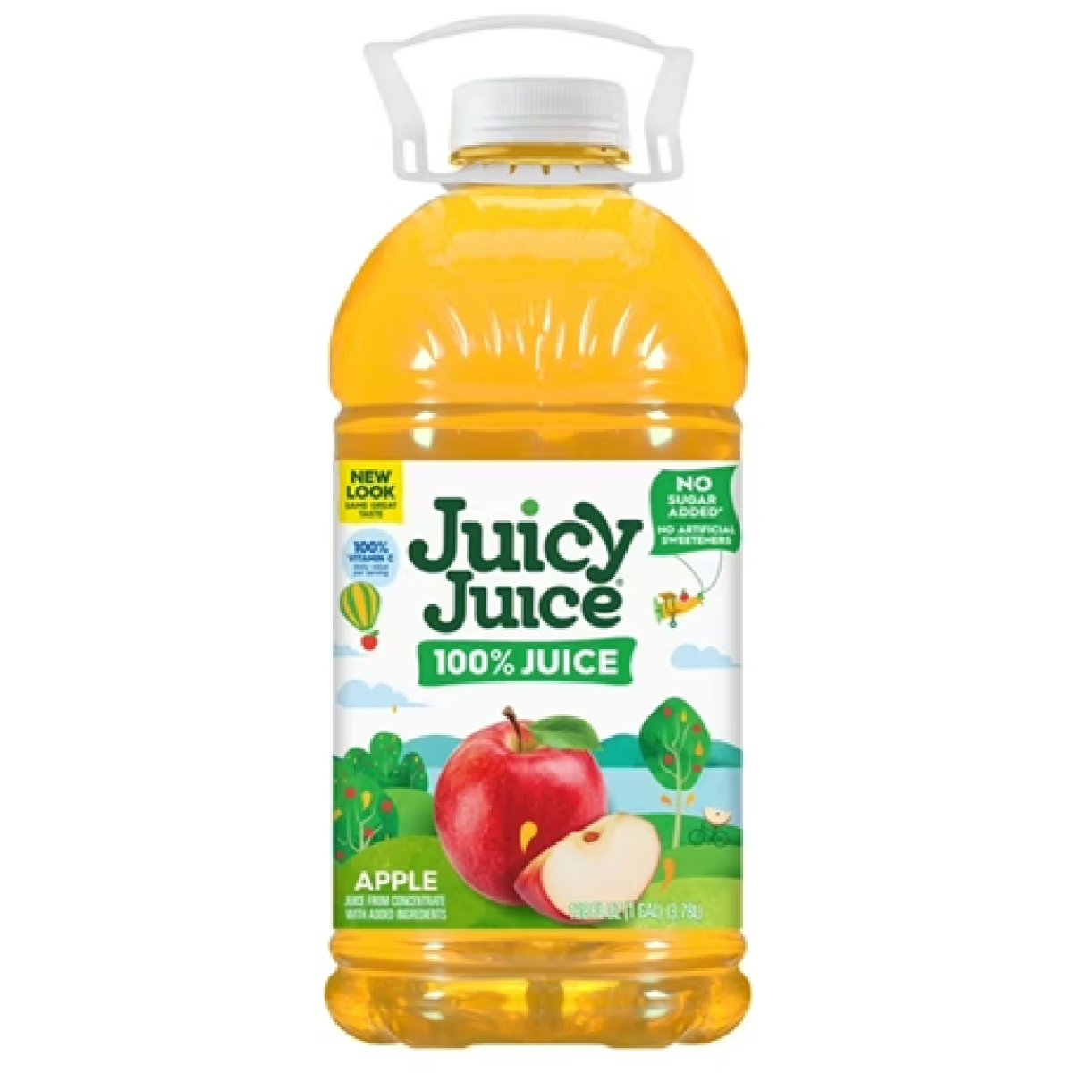 Juicy Juice 100% Juice, Apple, 128 fl oz Bottle