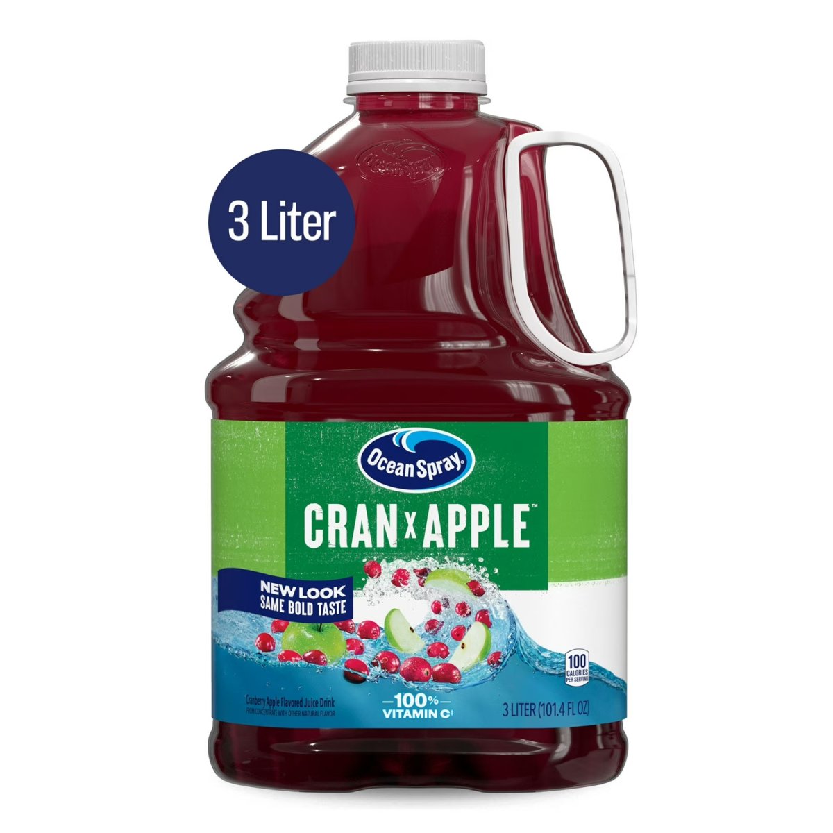 Ocean Spray® Cran-Apple™ Cranberry Apple Juice Drink, 101.4 fl oz Bottle