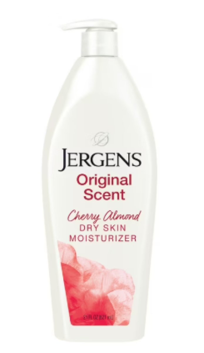 Jergens Original Scent with Cherry and Almond Body Lotion for Dry Skin, 21 oz