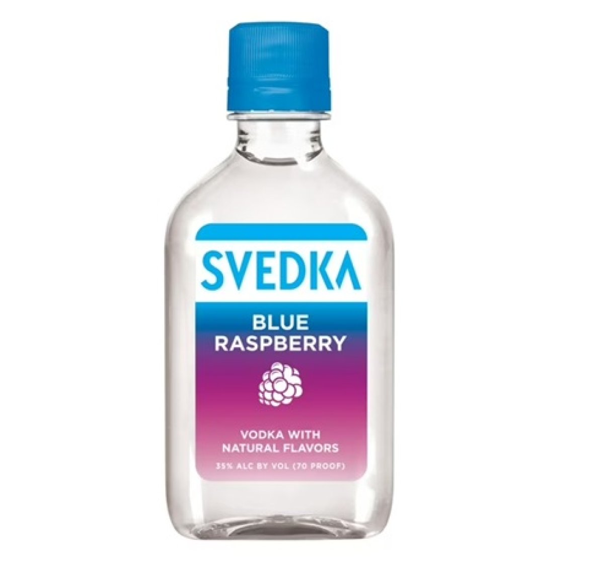 Svedka Blue Raspberry Vodka, 375ml 70 Proof