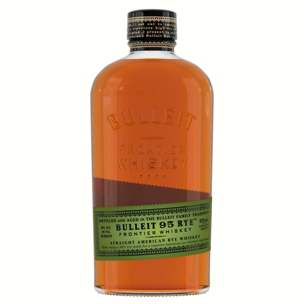 Bulleit 95 Rye Whiskey, 375 ml Bottle, 45% ABV