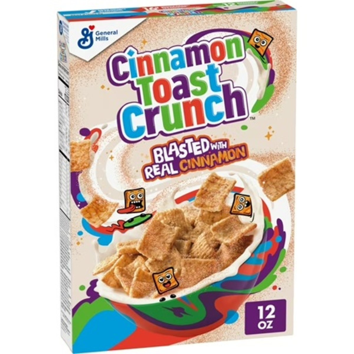 Cinnamon Toast Crunch Breakfast Cereal Cinnamon Crunch Cereal, 12 oz