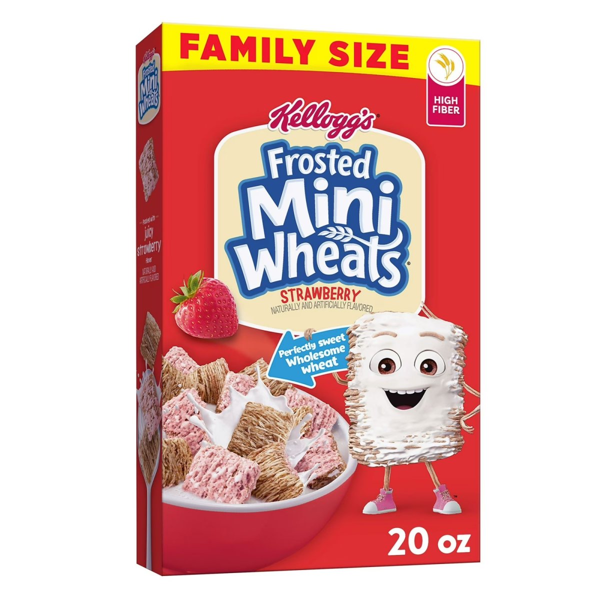 Kellogg's Mini-Wheats Cereal Bite Size Strawberry 20oz