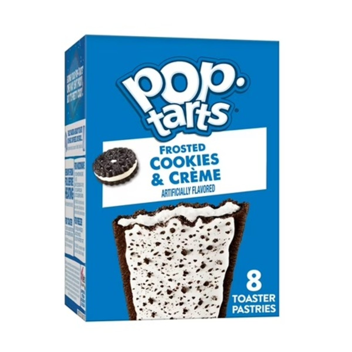 Pop-Tarts Frozen Cookies and Cream Toaster Cakes, Breakfast Foods, Non-Perishable, 13.5 oz (8 Units)