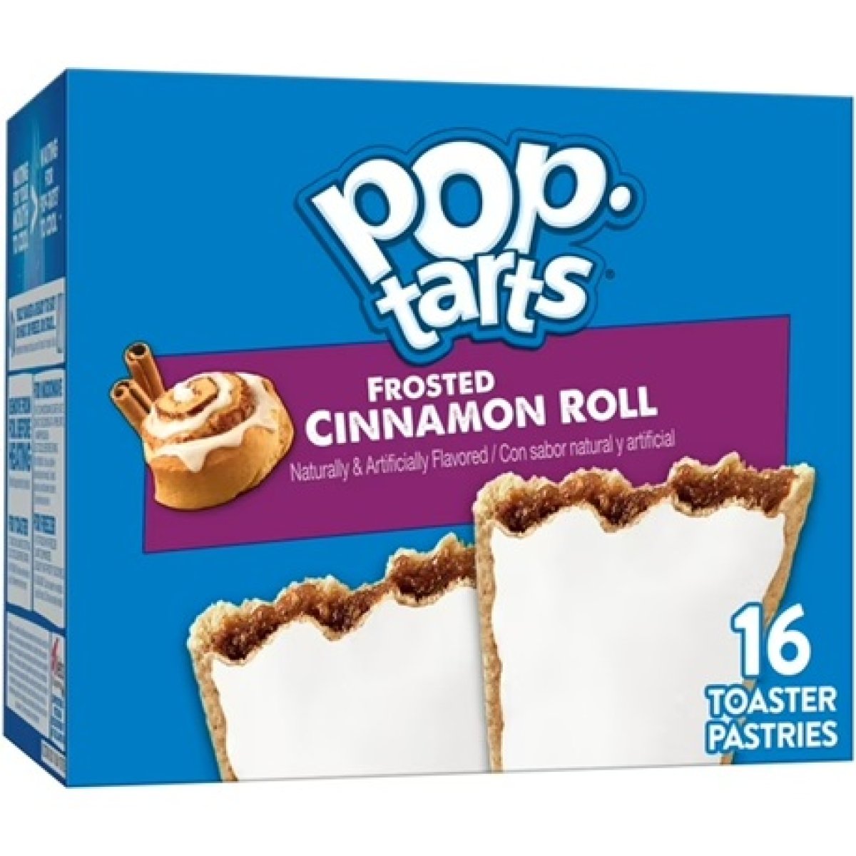 Pop-Tarts Cinnamon Ice Cream Toaster Cakes, Breakfast Food, Shelf Stable, 27 oz (16 Count)
