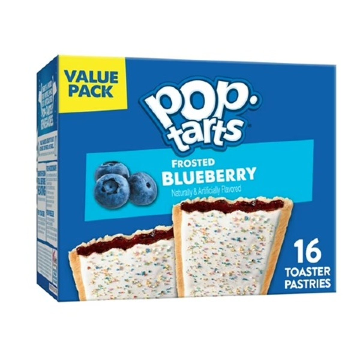Pop-Tarts Toaster Cakes, Glazed Blueberry Breakfast Foods, Shelf Stable, 27 oz (16 Count)