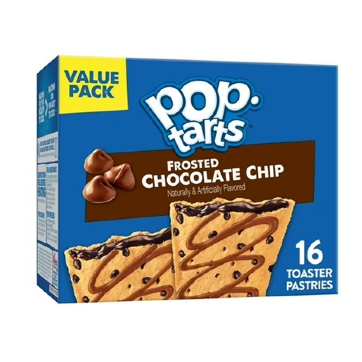 Pop-Tarts Chocolate Chip Toaster Cakes, Breakfast Food, Shelf-Stable, 27 oz (16 Count)