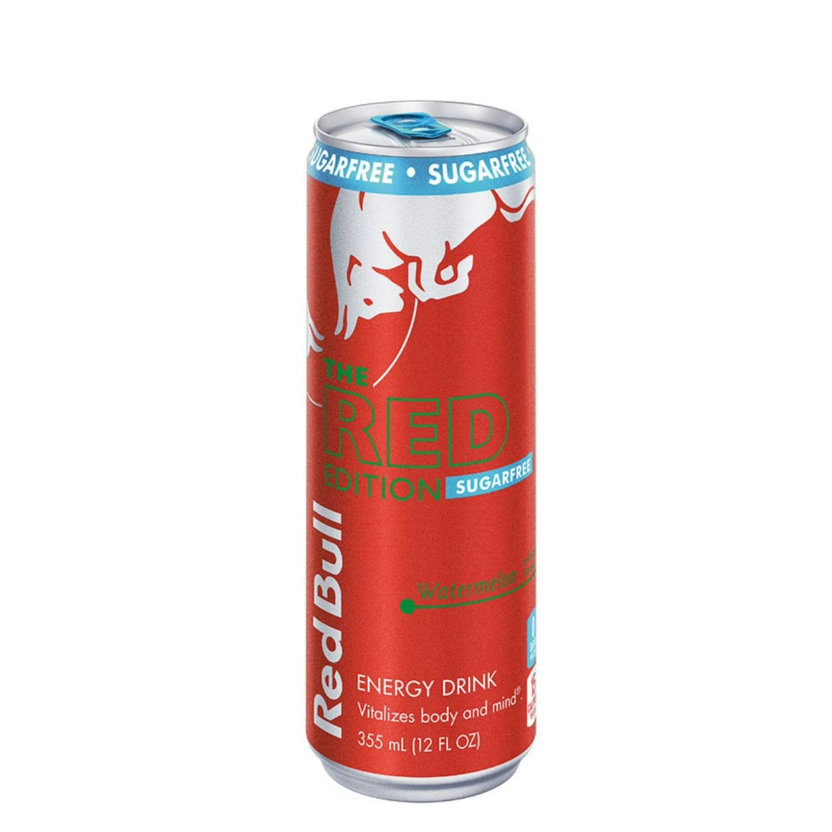 Red Bull Red Edition Sugarfree Energy Drink, Watermelon, 114mg Caffeine, 12 fl oz Can