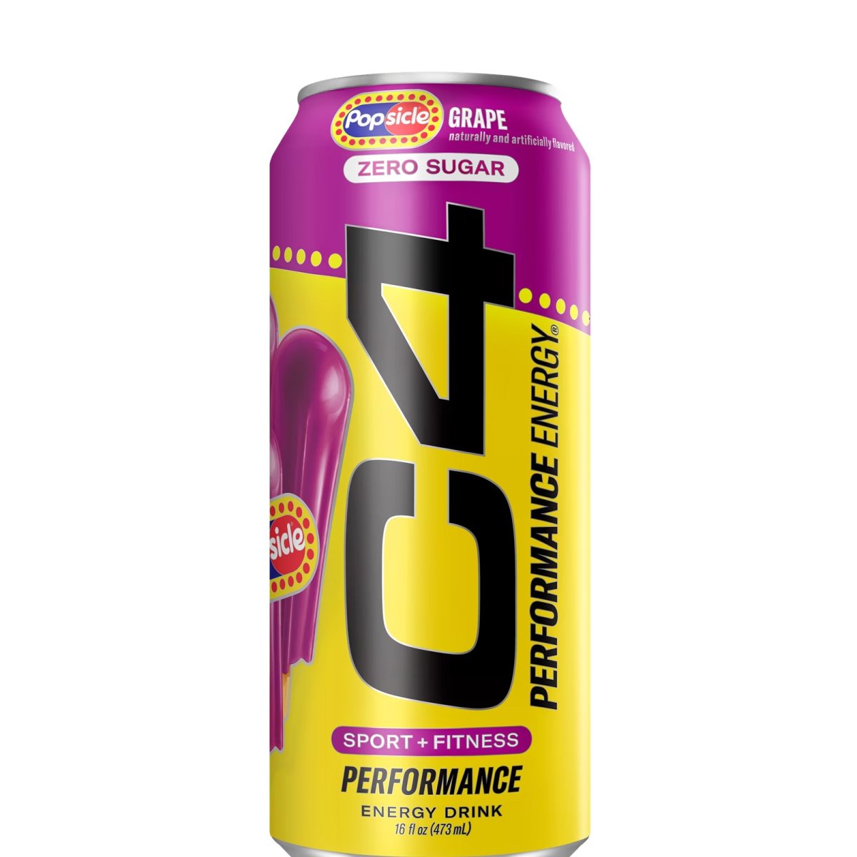 C4 Performance Grape Popsicle Energy Drink, 16 oz, Single Can