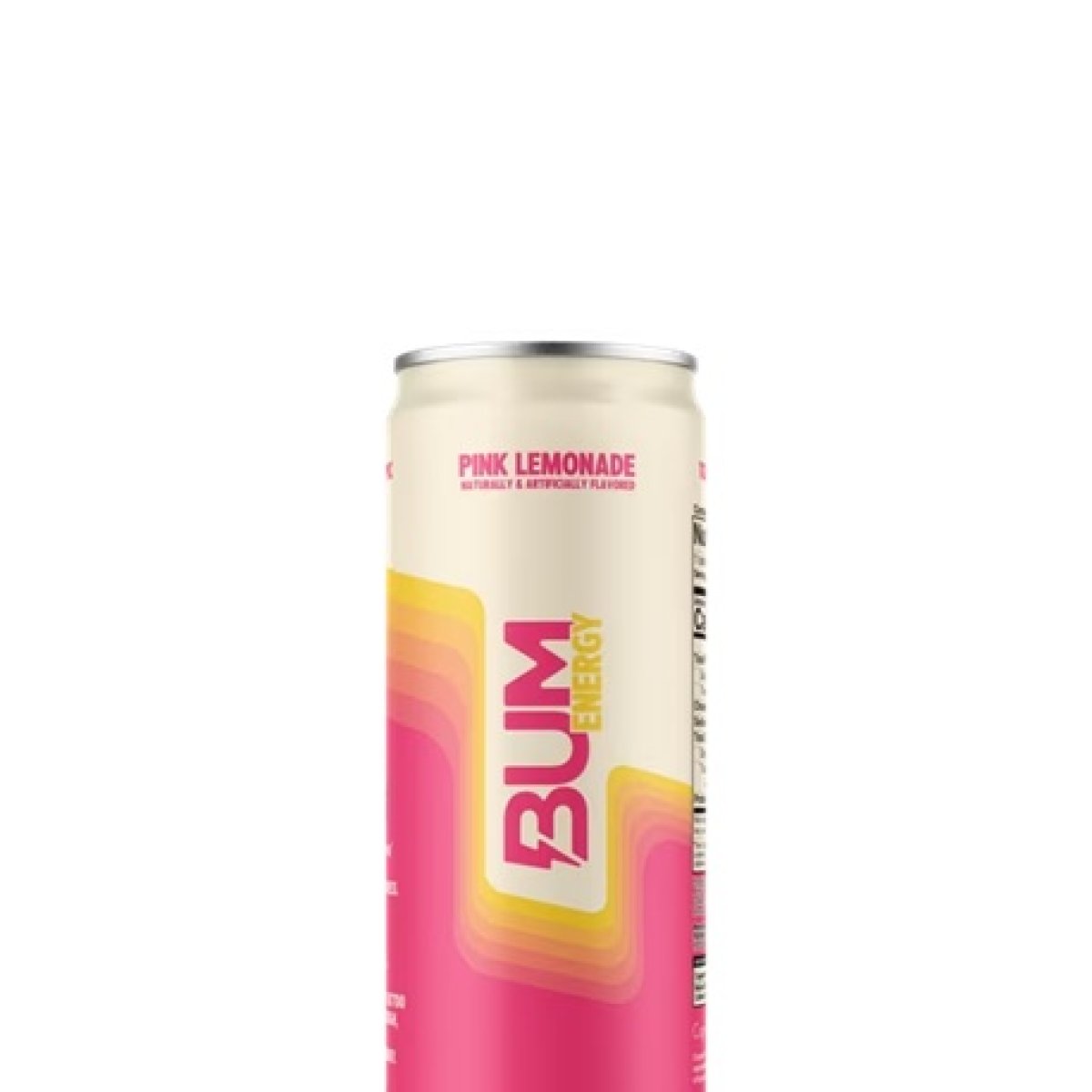 Raw Nutrition BUM Energy Drink, 112 mg Natural Caffeine, Pink Lemonade, 12 fl oz