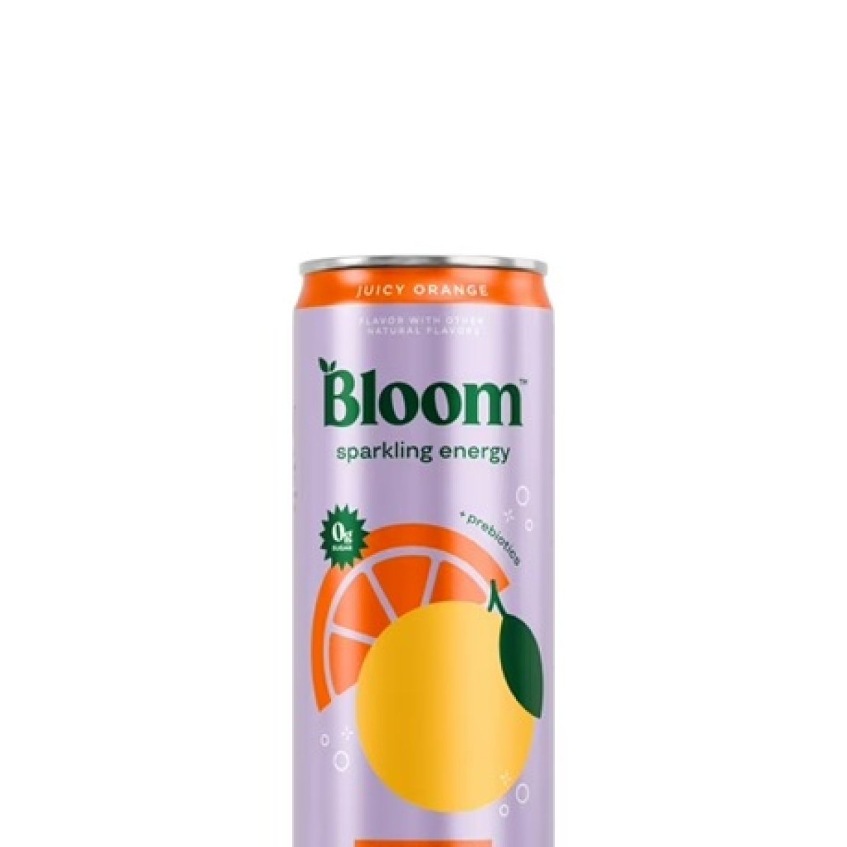 Bloom Nutrition Sparkling Energy Drink, Juicy Orange, 12 fl oz Single Can