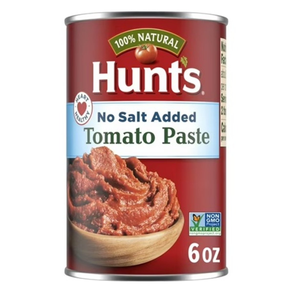 Hunt's No Added Salt Tomato Paste Perfect for Chili and Soups, 6 oz. Can