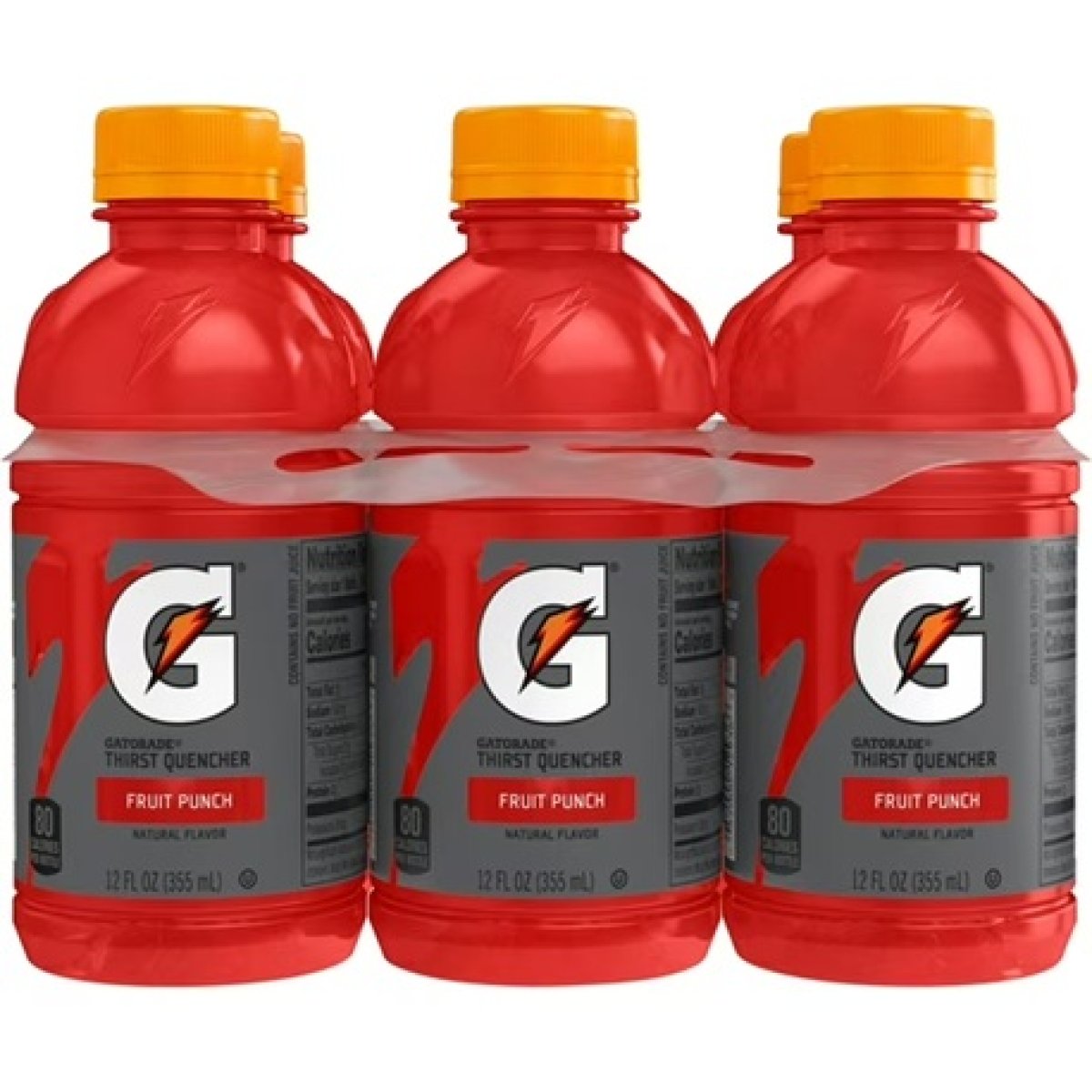 Gatorade Thirst-Quenching Fruit Punch Sports Drink, 12 fl oz, 6 Count