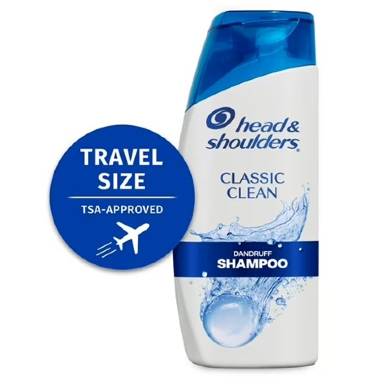 Head and Shoulders Dandruff Shampoo, Classic Clean, Travel Size, 3 fl oz