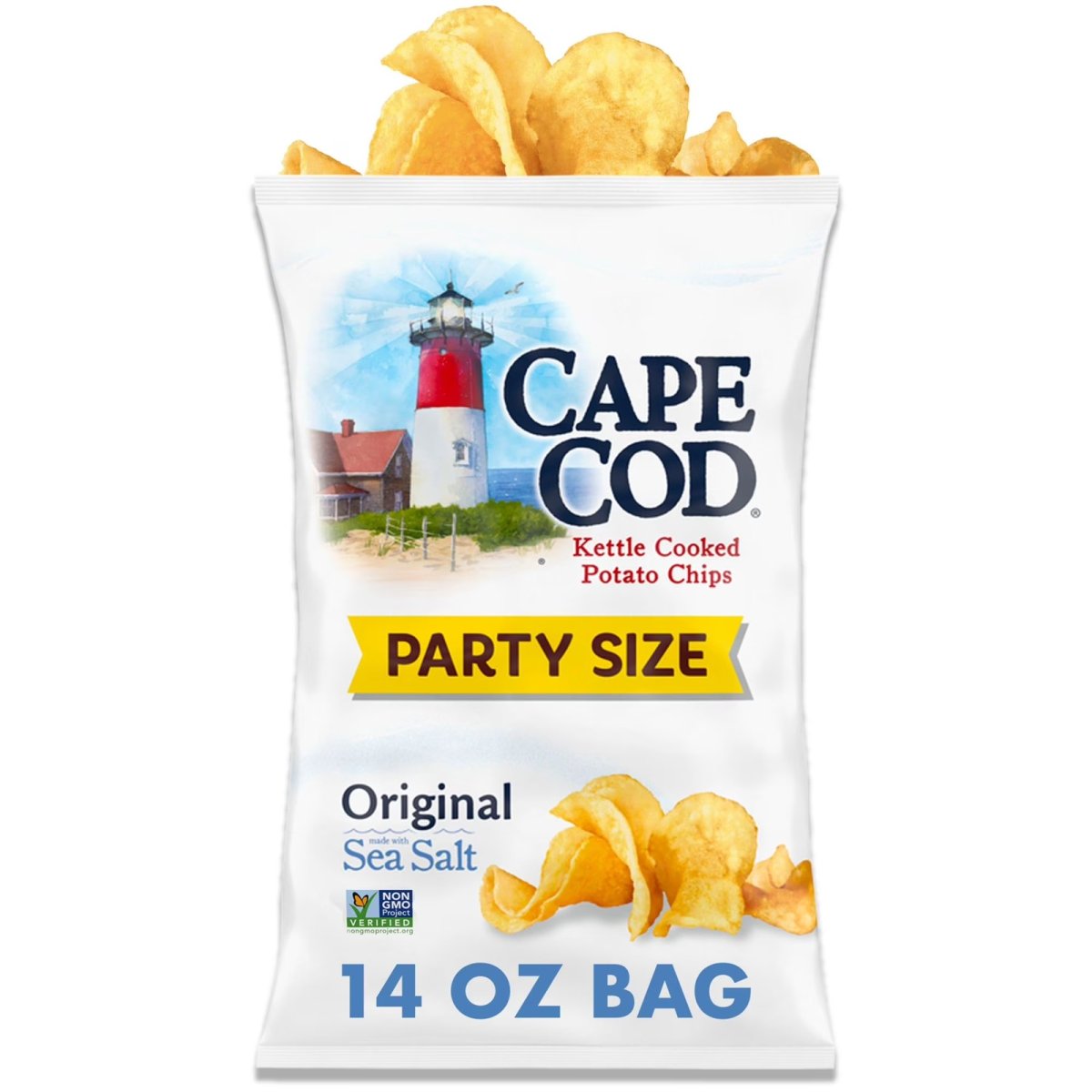 Cape Cod Potato Chips, Original Chips, 14 oz Party Size