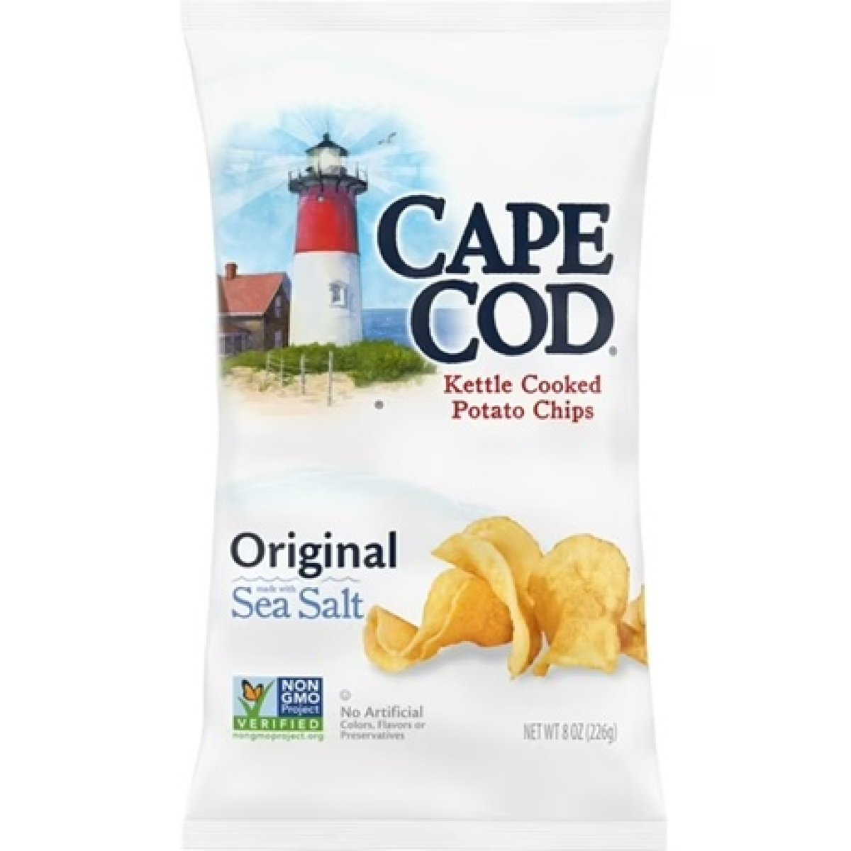 Cape Cod Potato Chips, Original Kettle Cooked Potato Chips, 8 oz