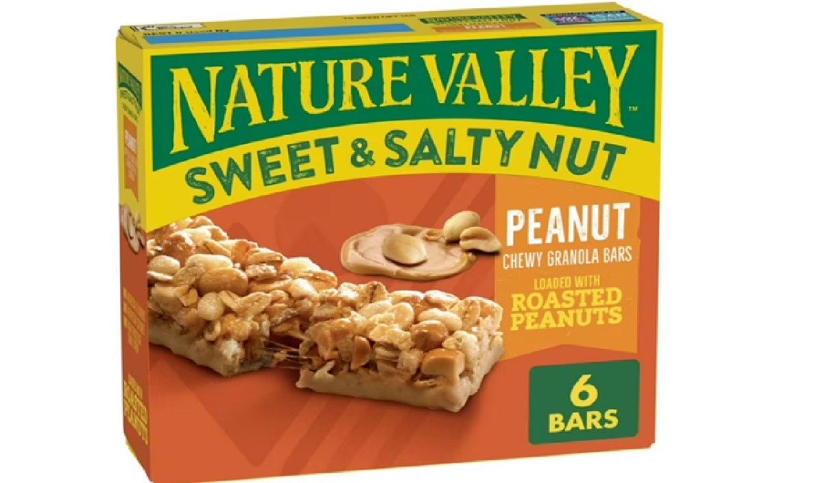 Nature Valley Sweet and Salty Nut Granola Bars, Peanut, 6 Bars, 7.2 oz