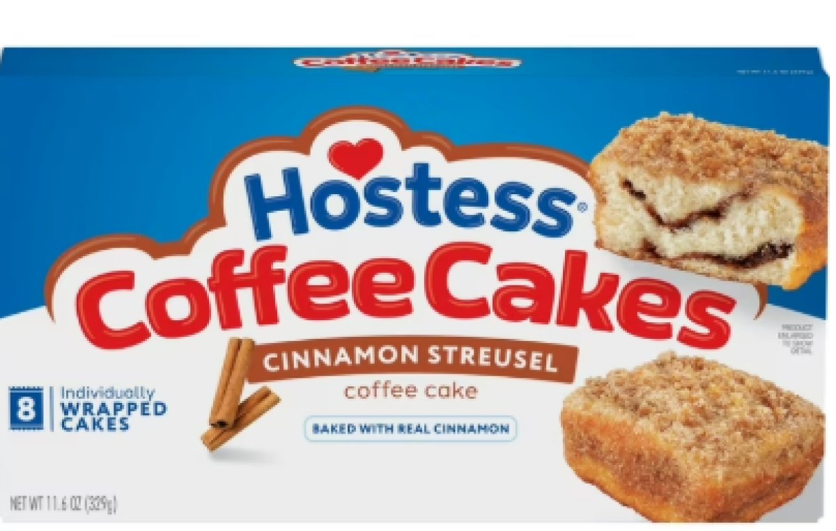 Hostess Coffee Cakes Cinnamon Streusel Cupcakes, 11.6 oz Box (8 Pcs.)