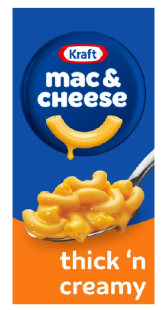 Kraft Thick & Creamy Macaroni and Cheese Dinner, 7.25 oz Box, Non-Perishable