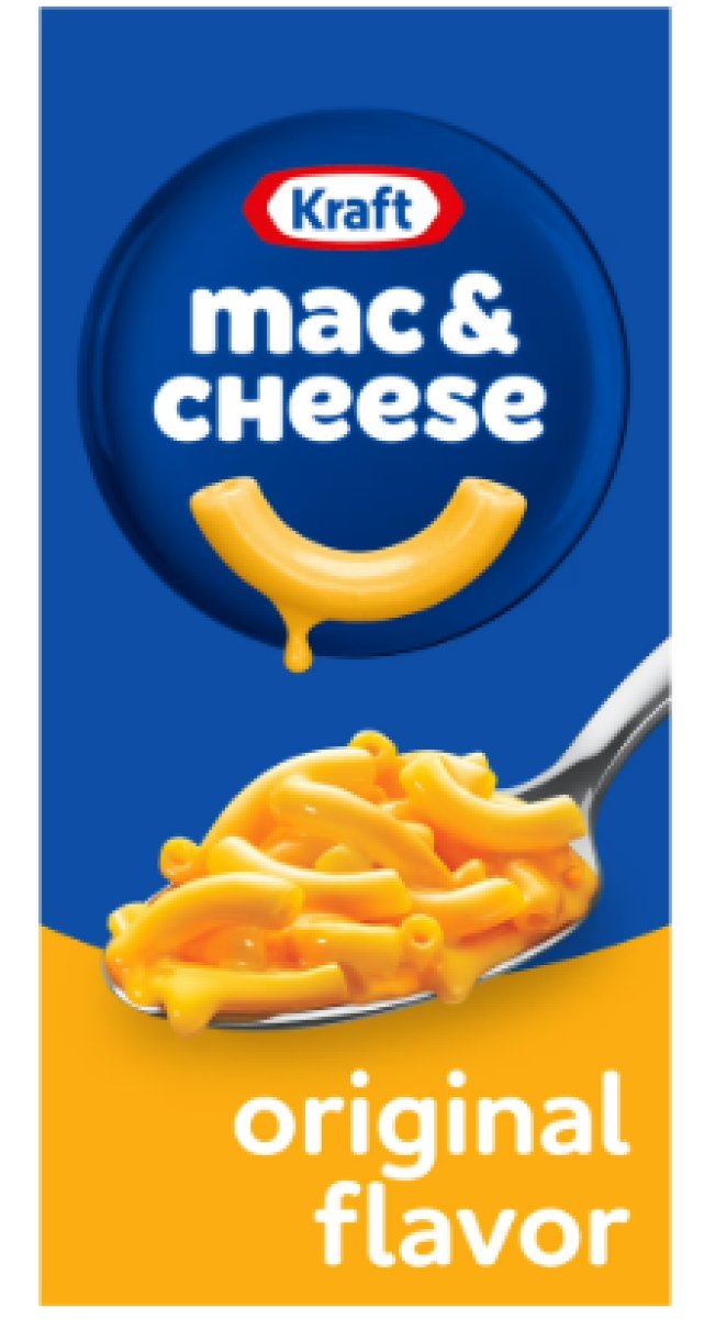 Kraft Original Mac N Cheese Dinner, 7.25 oz Box, Non-Perishable