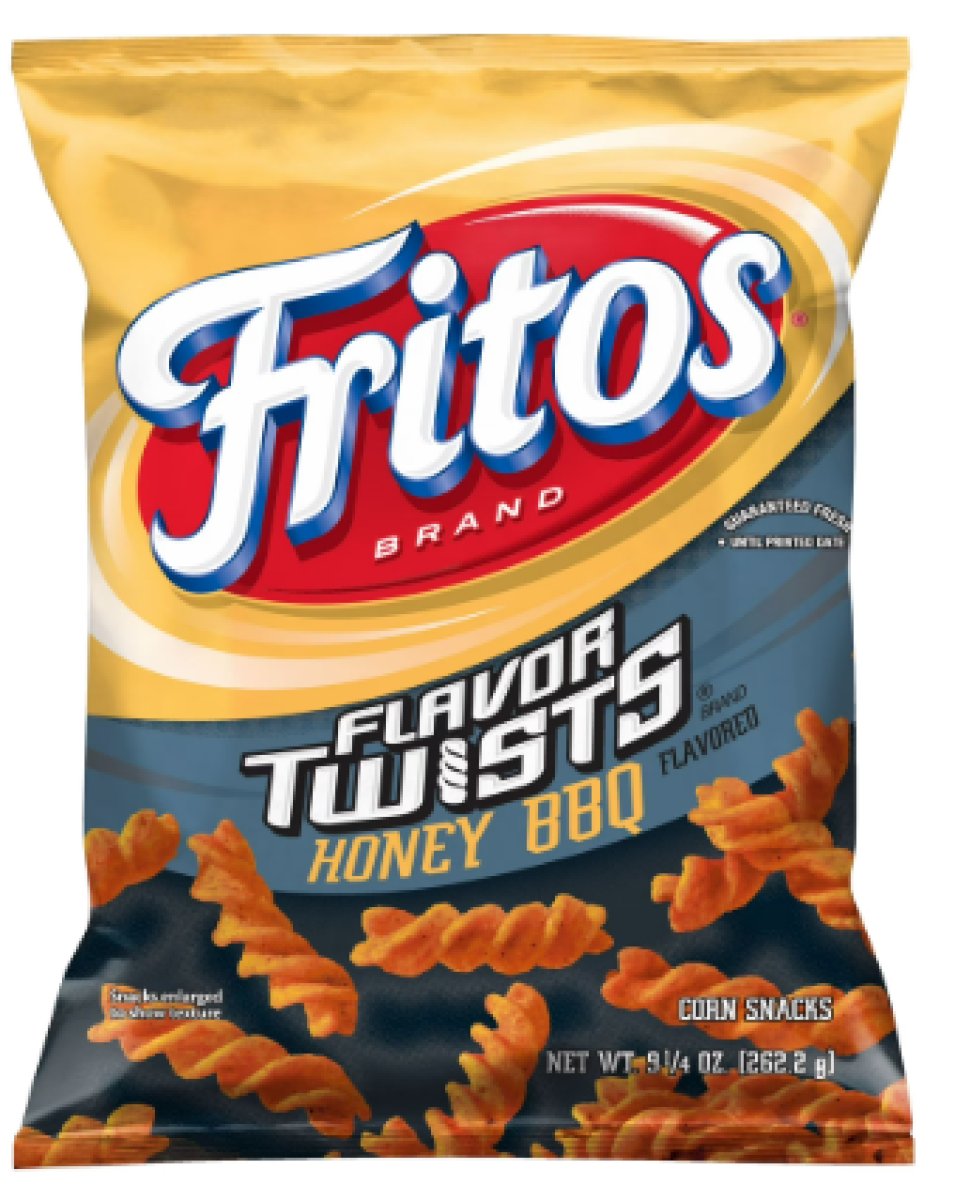 Fritos Flavor Twists Corn Snacks with BBQ and Honey Flavor, 9.25 oz Bag