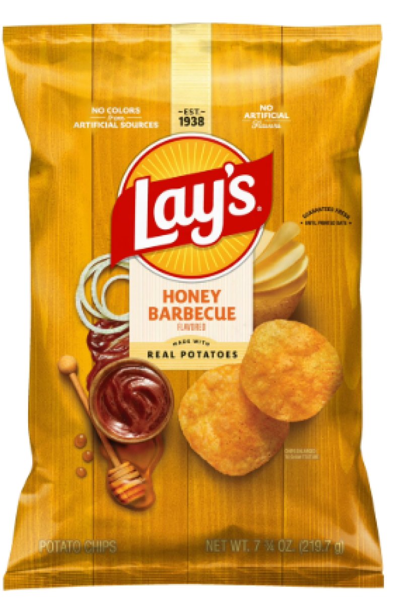 Lay's Honey BBQ Potato Chips Bag 7.5 oz