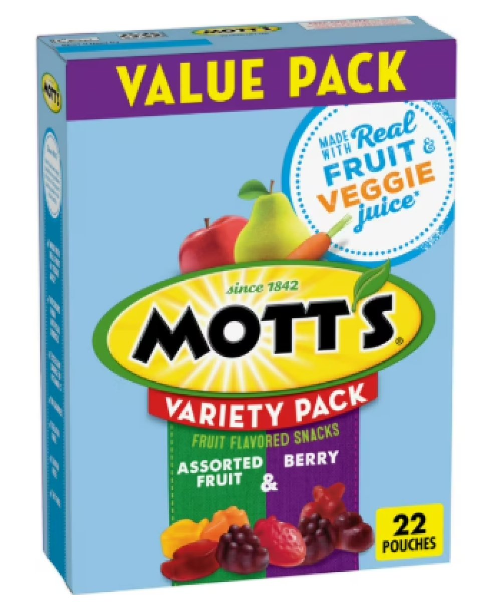 Mott's Gluten-Free Mixed Fruit and Berry Snacks (22 Bags)