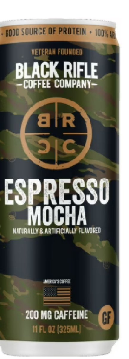 Black Rifle Coffee Company Iced Espresso Mocha, Ready to Drink for Instant Energy, 11 oz, Can