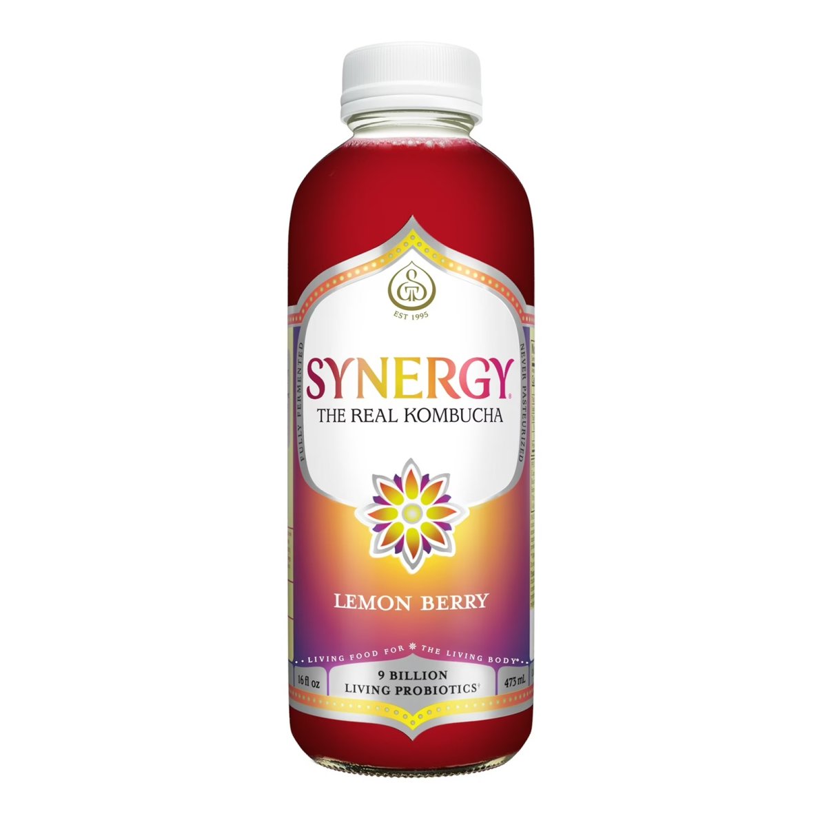 Synergy The Real Kombucha Lemon Berry, 16 fl oz