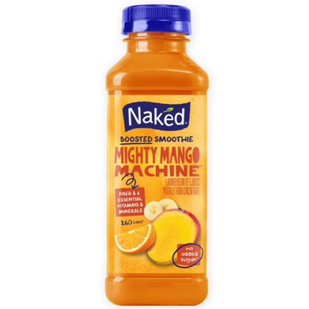 Naked Mighty Mango Powered Smoothie Machine 15.2 fl oz Bottle