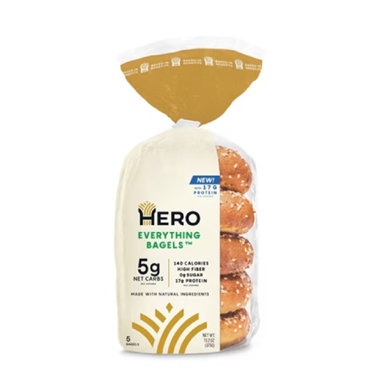 Hero Bread Everything Bagels, 13.2 oz