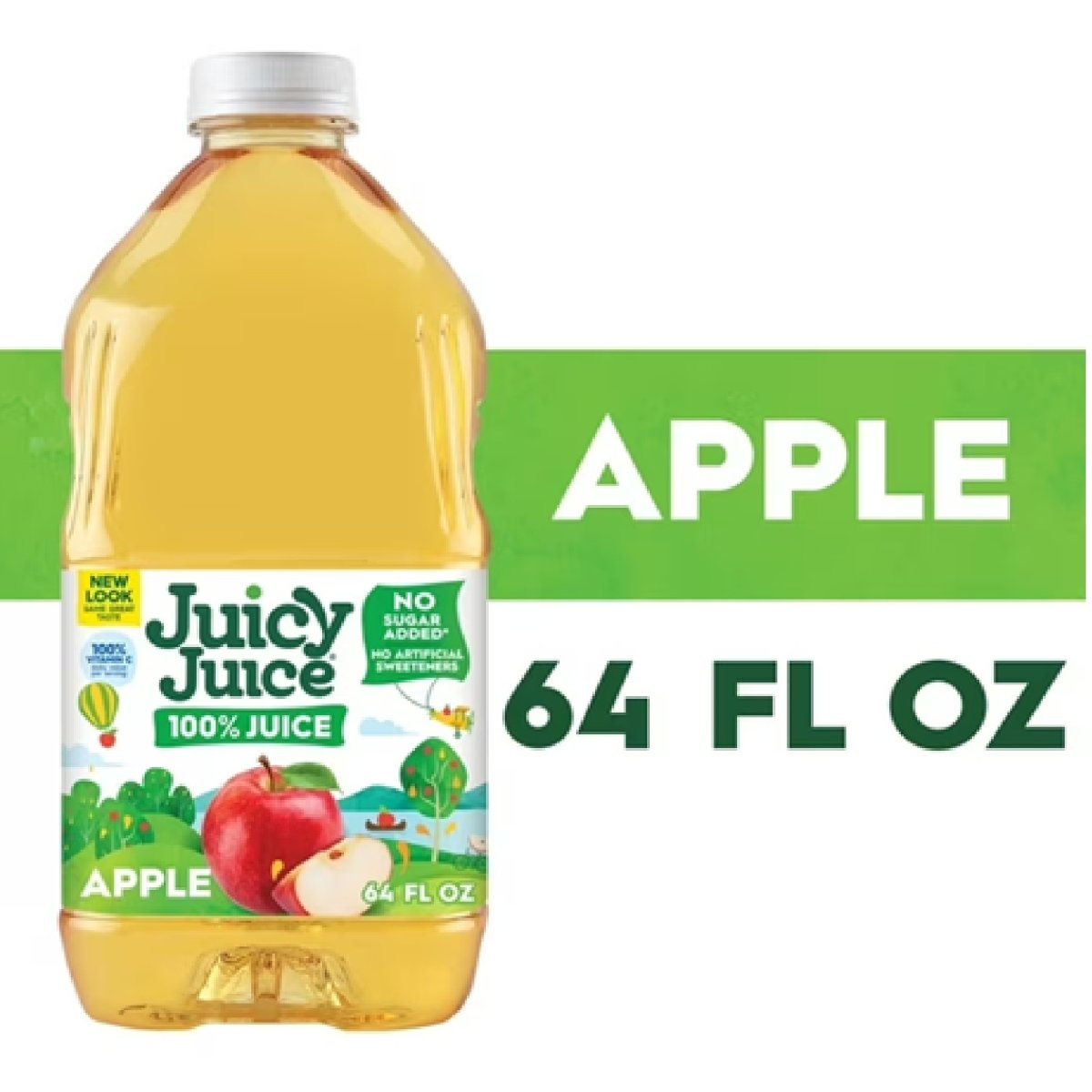 Juicy Juice 100% Apple Juice, 64 oz